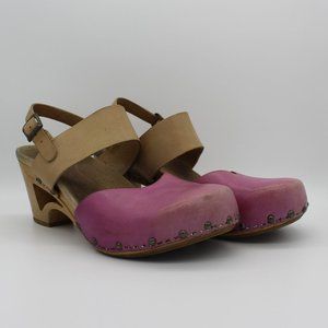Dansko Orchid & Tan Thea Sandals (Size 39 EU)
